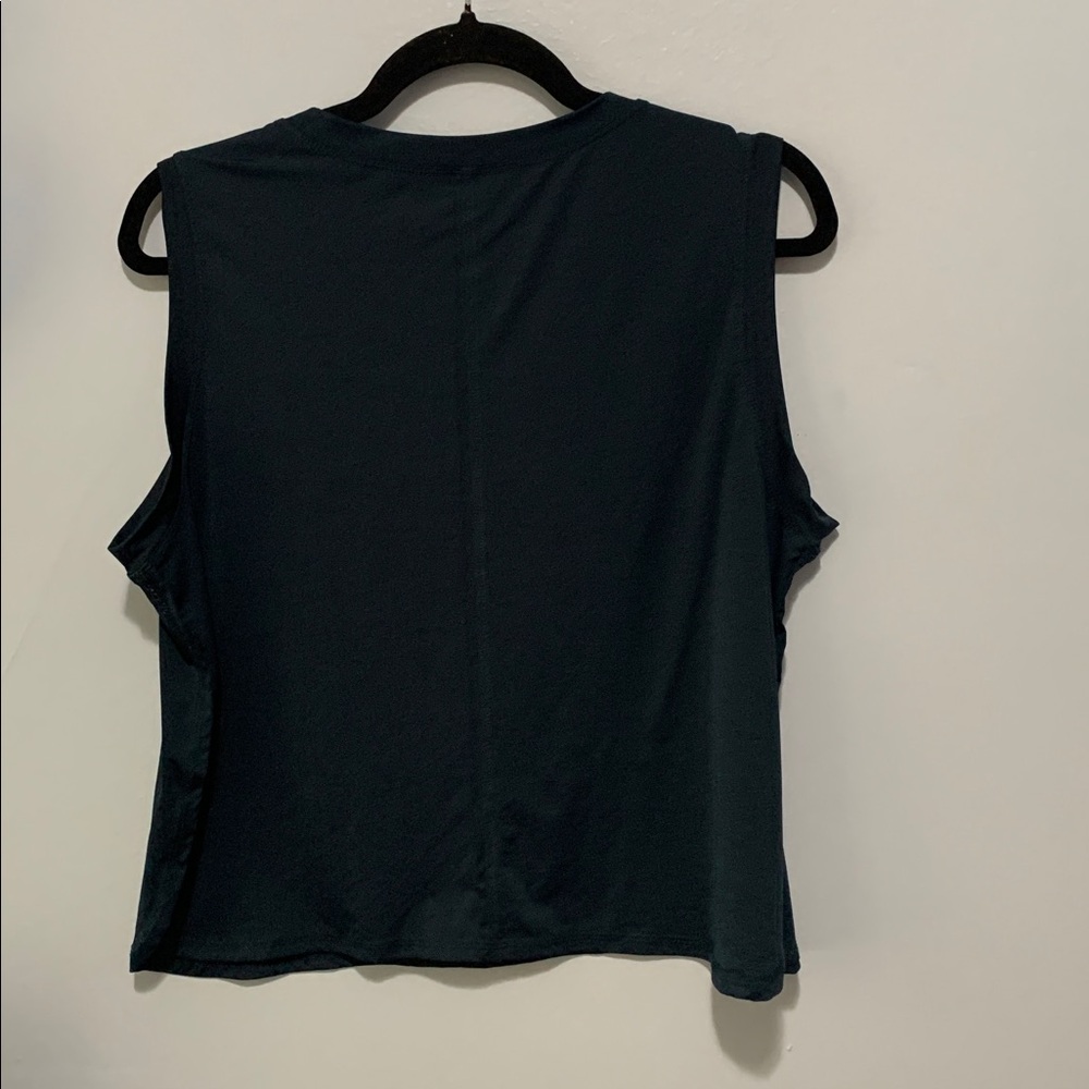 Zyia active extra large, navy cropped tank - Picture 4 of 5
